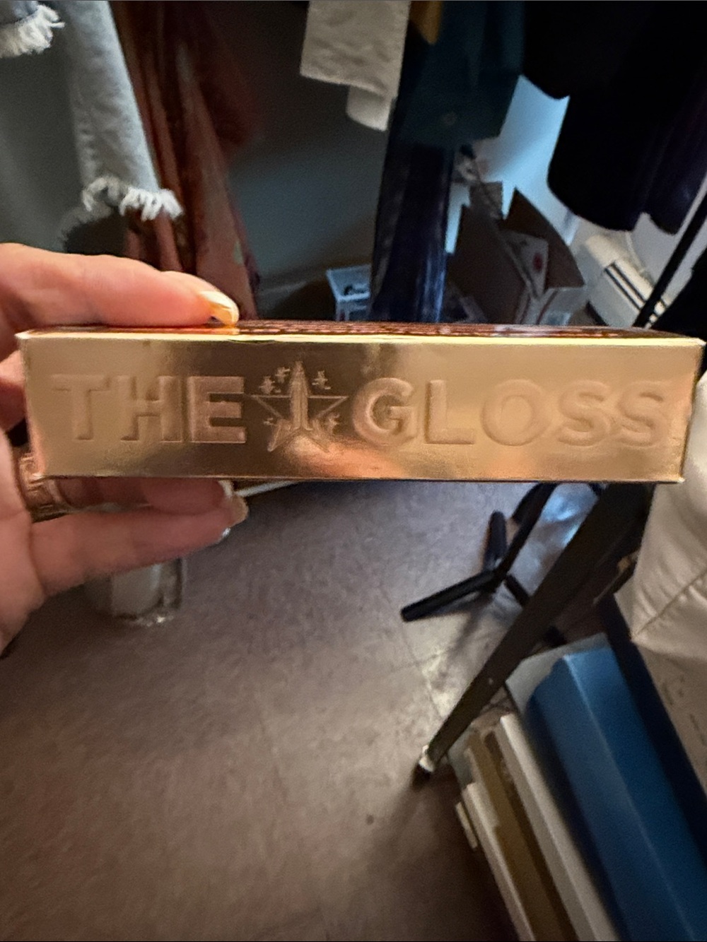 THE GLOSS Rose Gold Lip Gloss Packaging